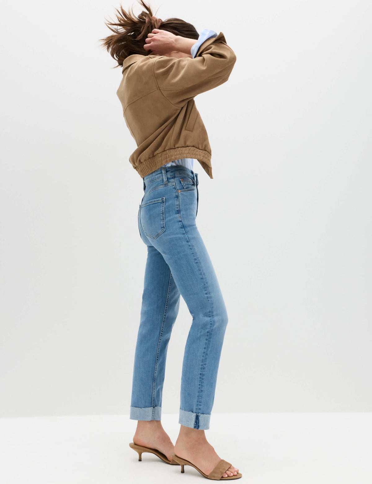 Harper Supersoft Yüksek Bel Jean Pantolon