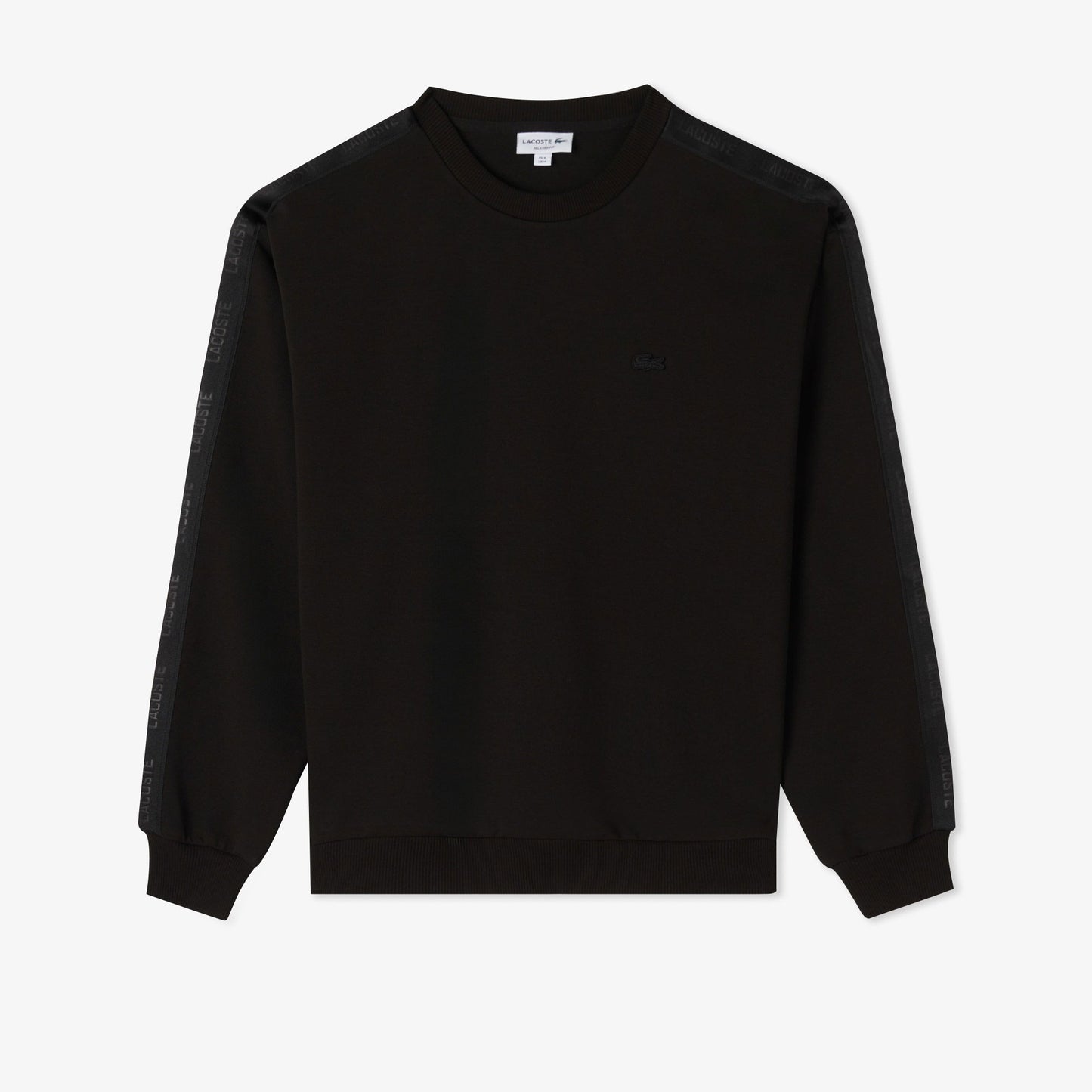 Lacoste Erkek Relaxed Fit Bisiklet Yaka Siyah Sweatshirt
