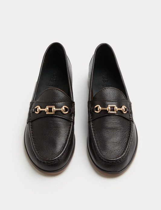 Deri Detaylı Loafer
