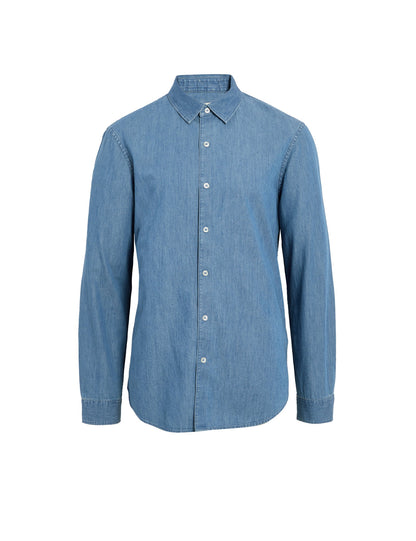 Regular Fit Uzun Kollu Denim Gömlek?