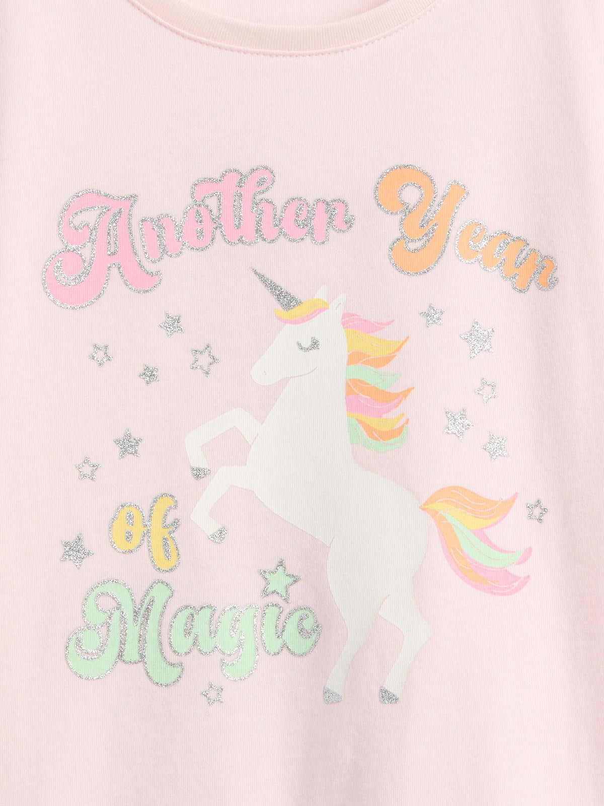 Pembe Babygap B-day Grafik T-shirt