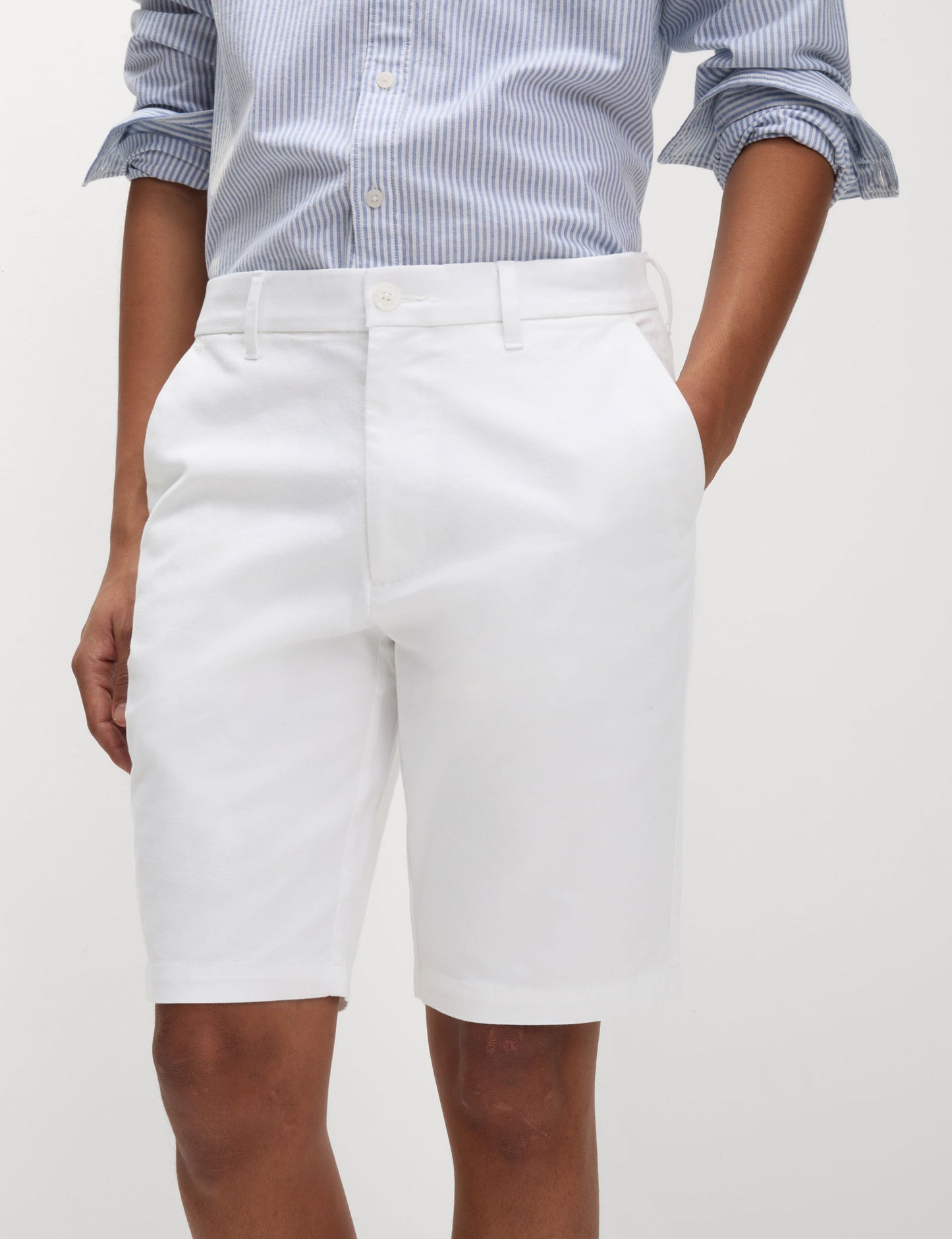 Regular Fit Streç Chino Şort