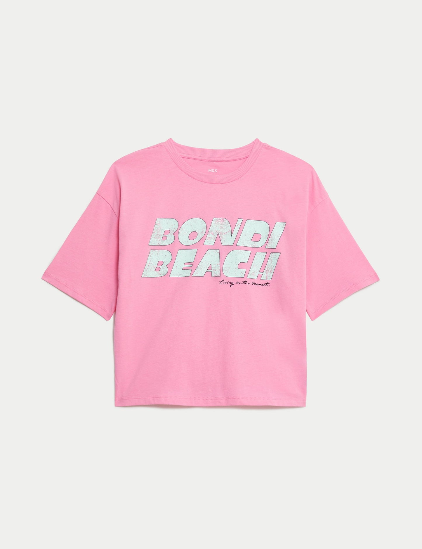 Saf Pamuklu Kısa Kollu T-shirt (6-16 Yaş)