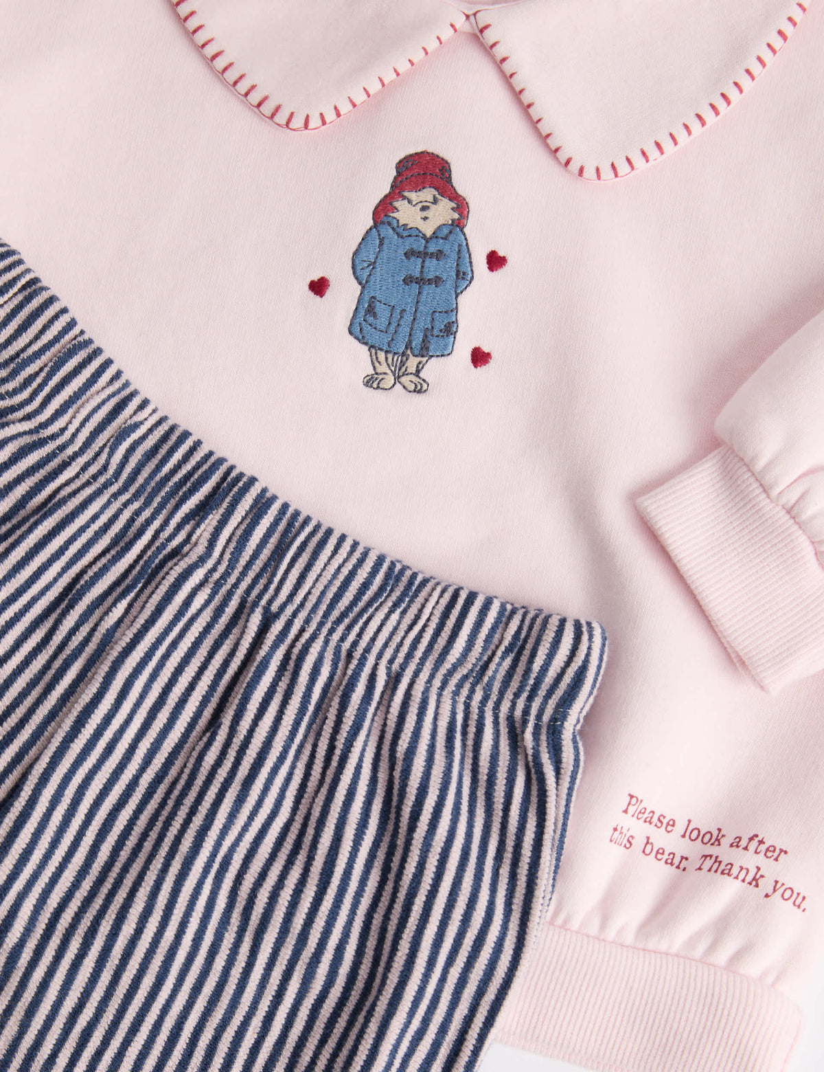 Paddington Nakışlı Bebek Sweatshirt Ve Pantolon Takımı