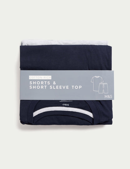 Regular Fit Kısa Kollu Pijama Takımı