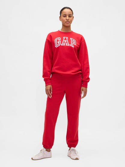 Kırmızı Vintagesoft Gap Logo Tunik Sweatshirt