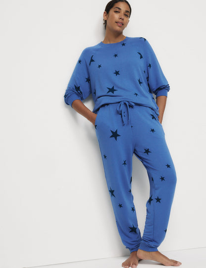 Yıldız Desenli Pijama Altı