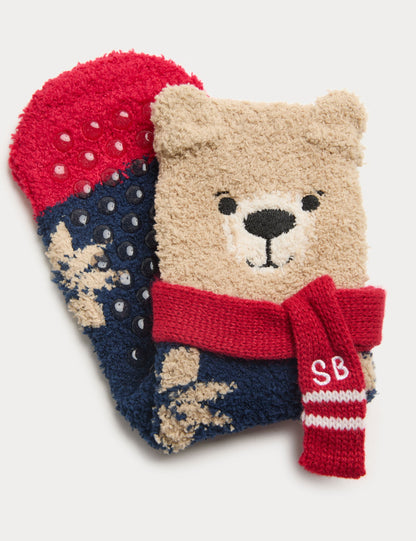 Spencer Bear Ev Çorabı