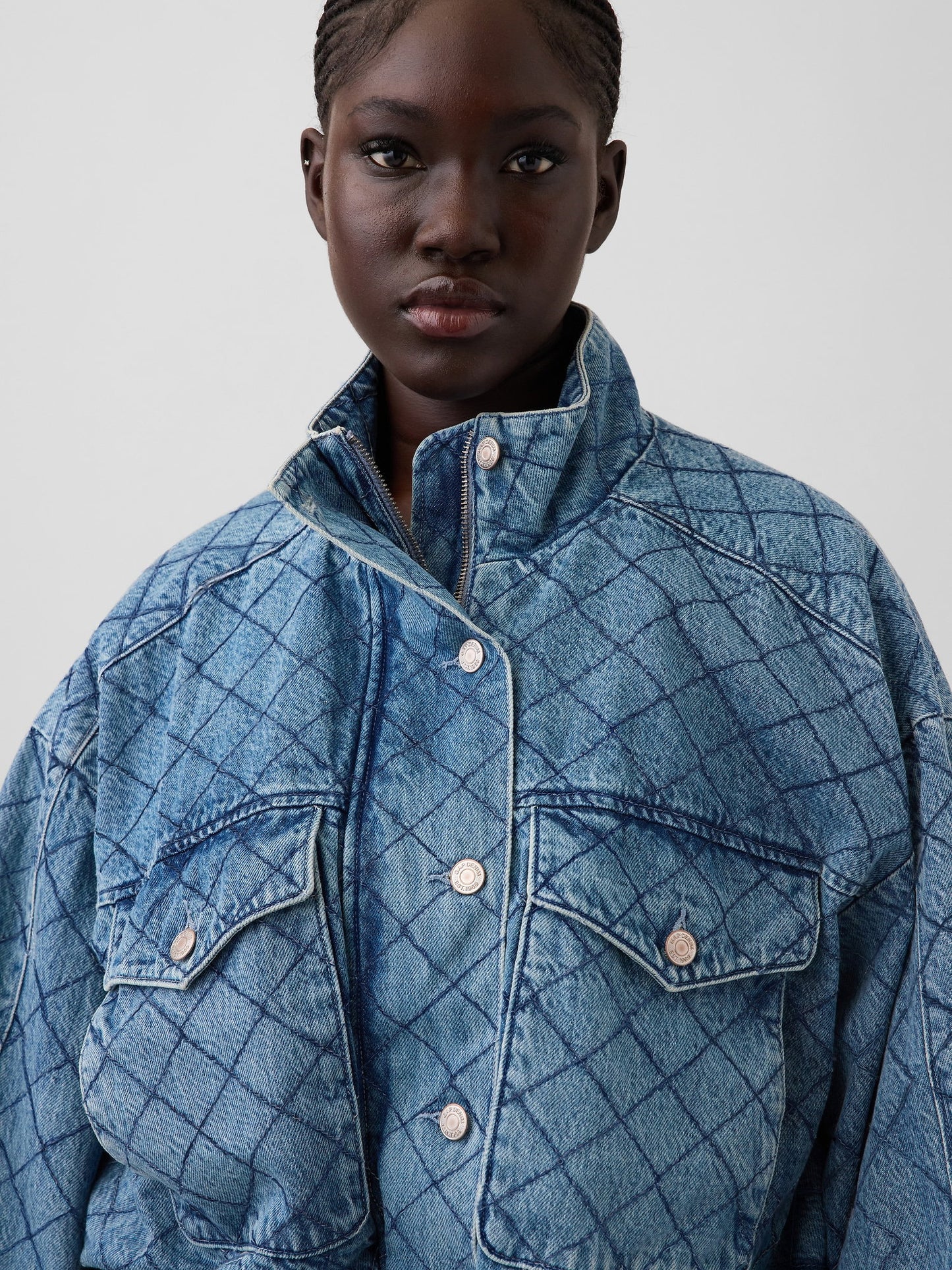 Mavi Gap × Hfr Dikişli Denim Bomber Ceket By Latouché