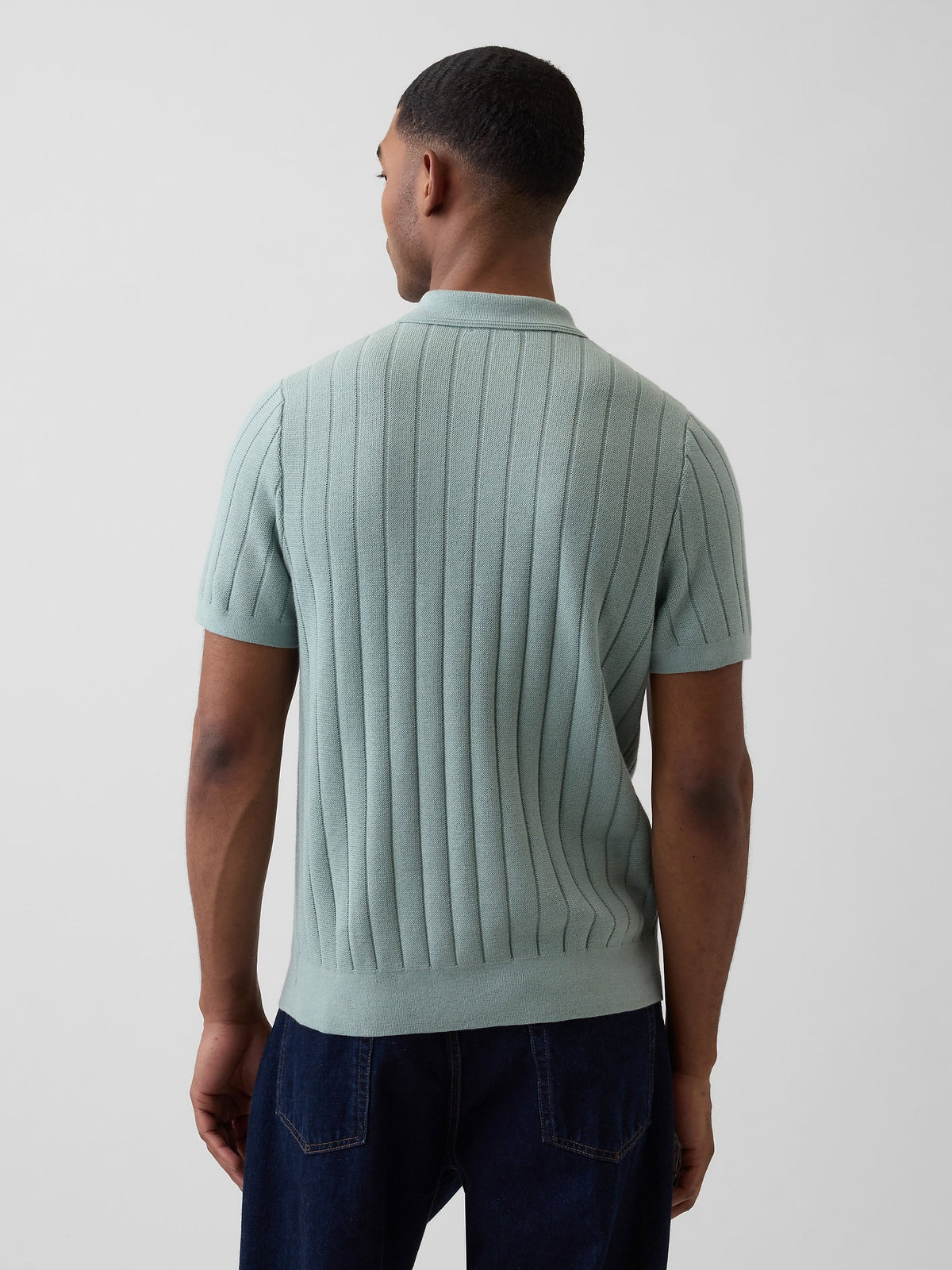 Yeşil Classic Triko Polo T-shirt