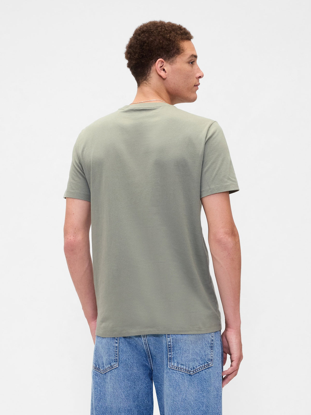 Yeşil Everyday Soft Gap Logo 2'li T-shirt Seti