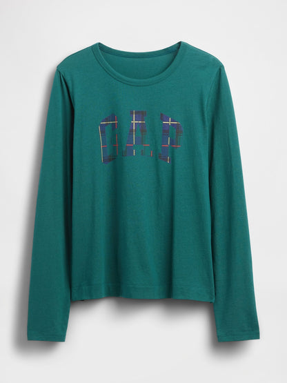 Yeşil Favorite Gap Logo T-shirt