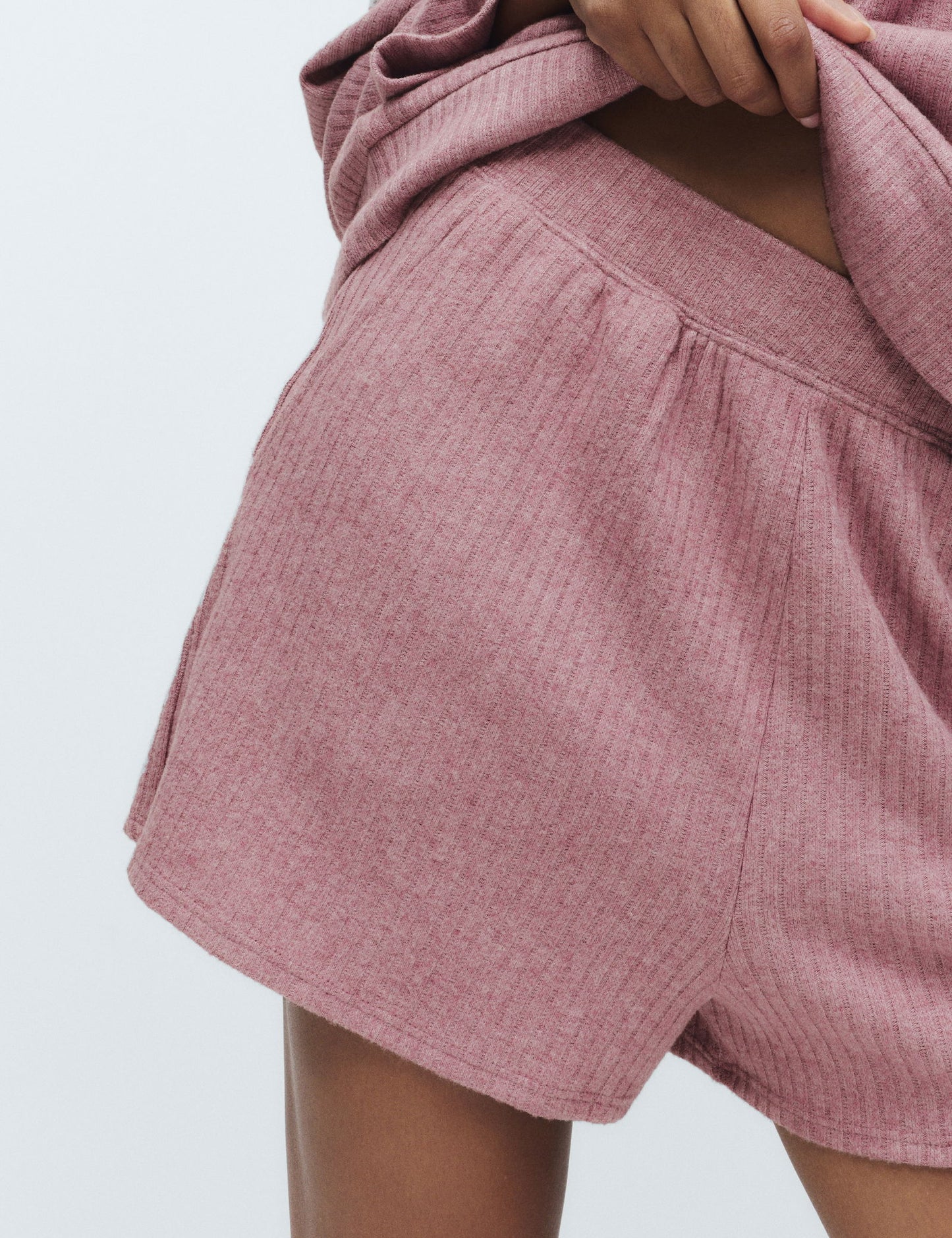 Ribanalı Pijama Şortu