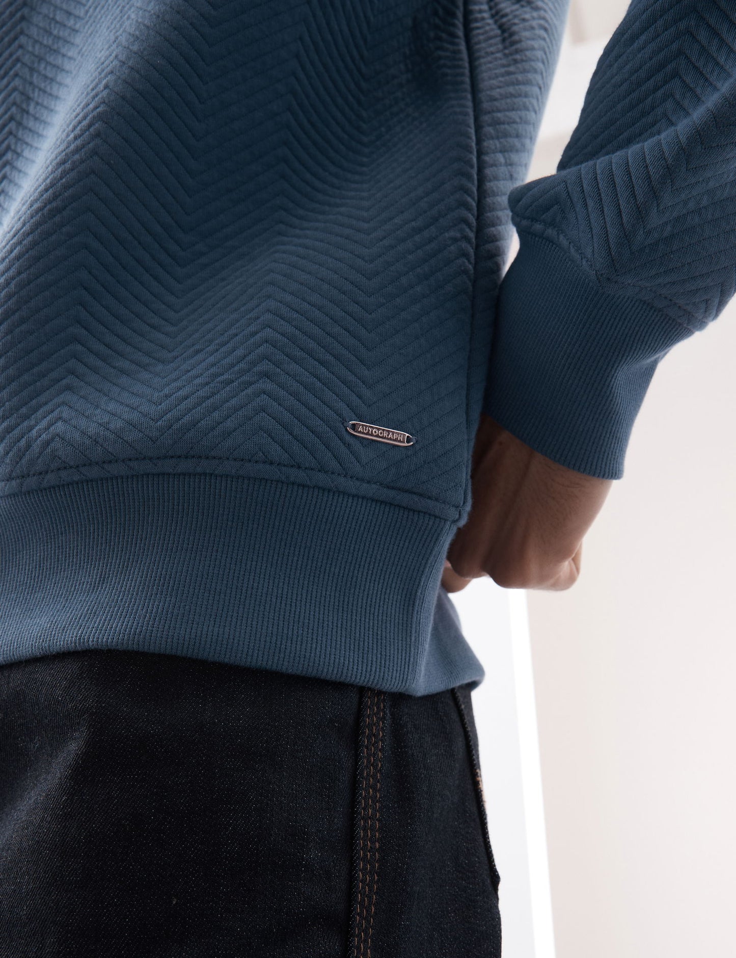Saf Pamuklu Regular Fit Sweatshirt