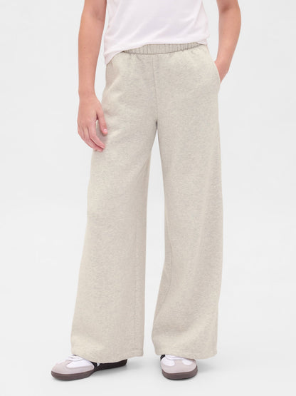 Açık Gri Vintage Soft Baggy Eşofman Altı