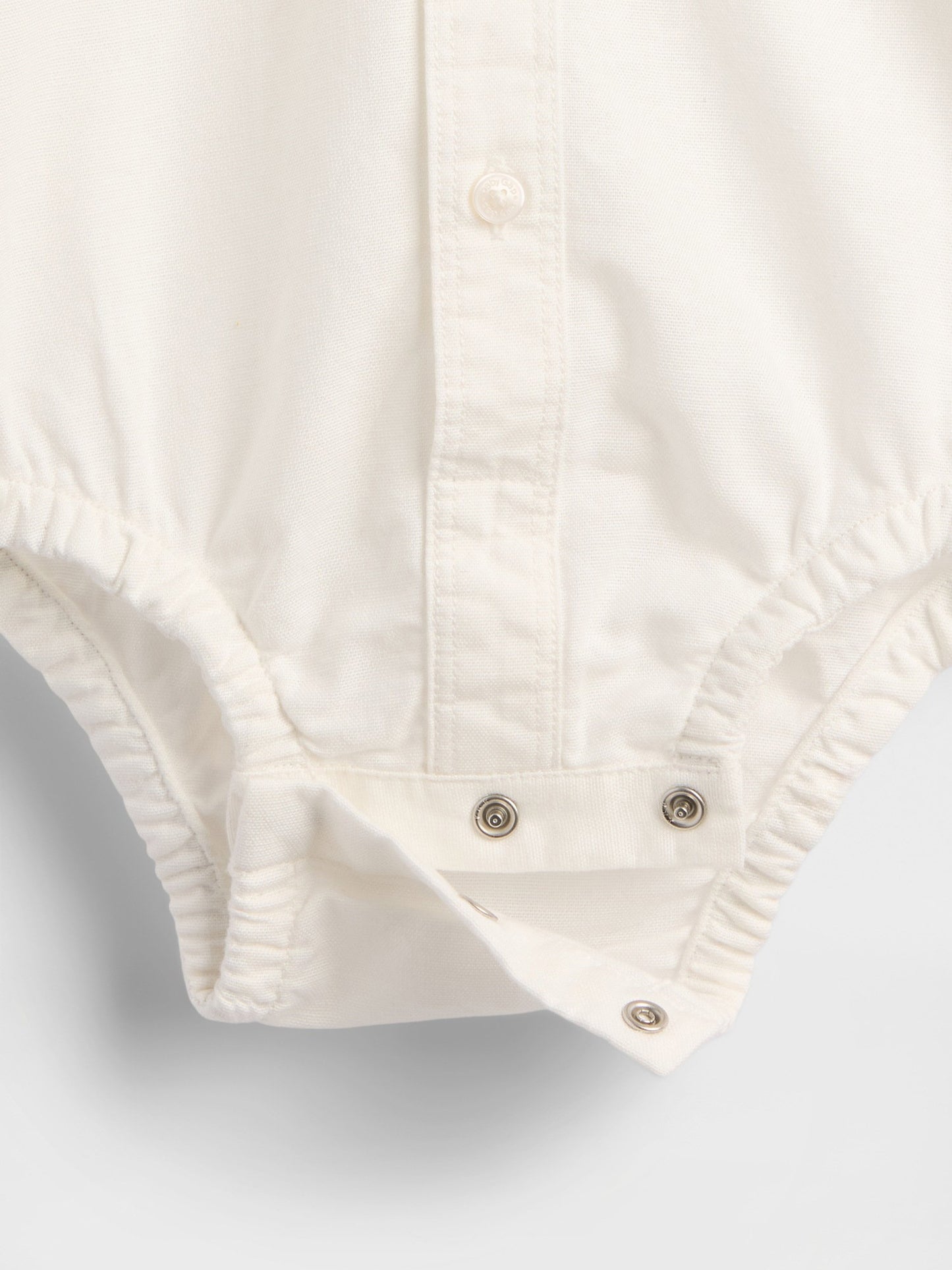 Beyaz Baby Oxford Bodysuit