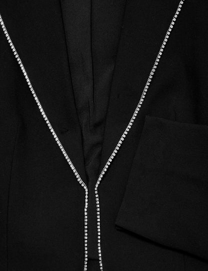Özel Tasarım Işlemeli Kısa Blazer Ceket