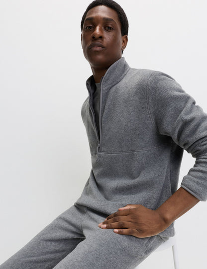 Yarım Fermuarlı Sweatshirt