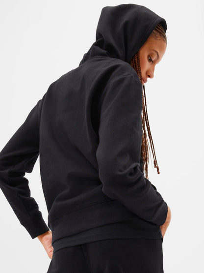 Siyah Gap Logo Fleece Sweatshirt