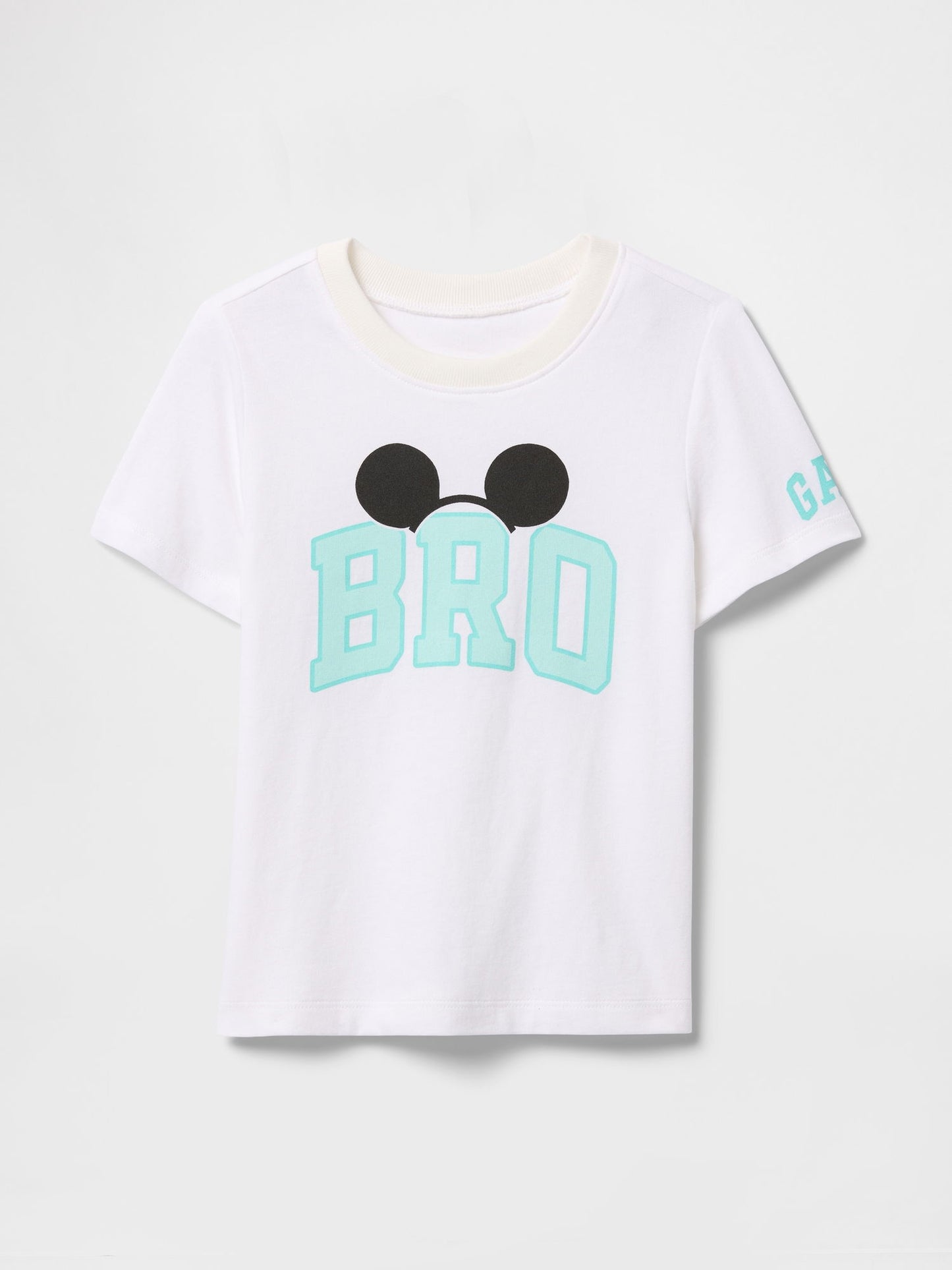 Beyaz Disney Lil' Bro Grafik T-shirt