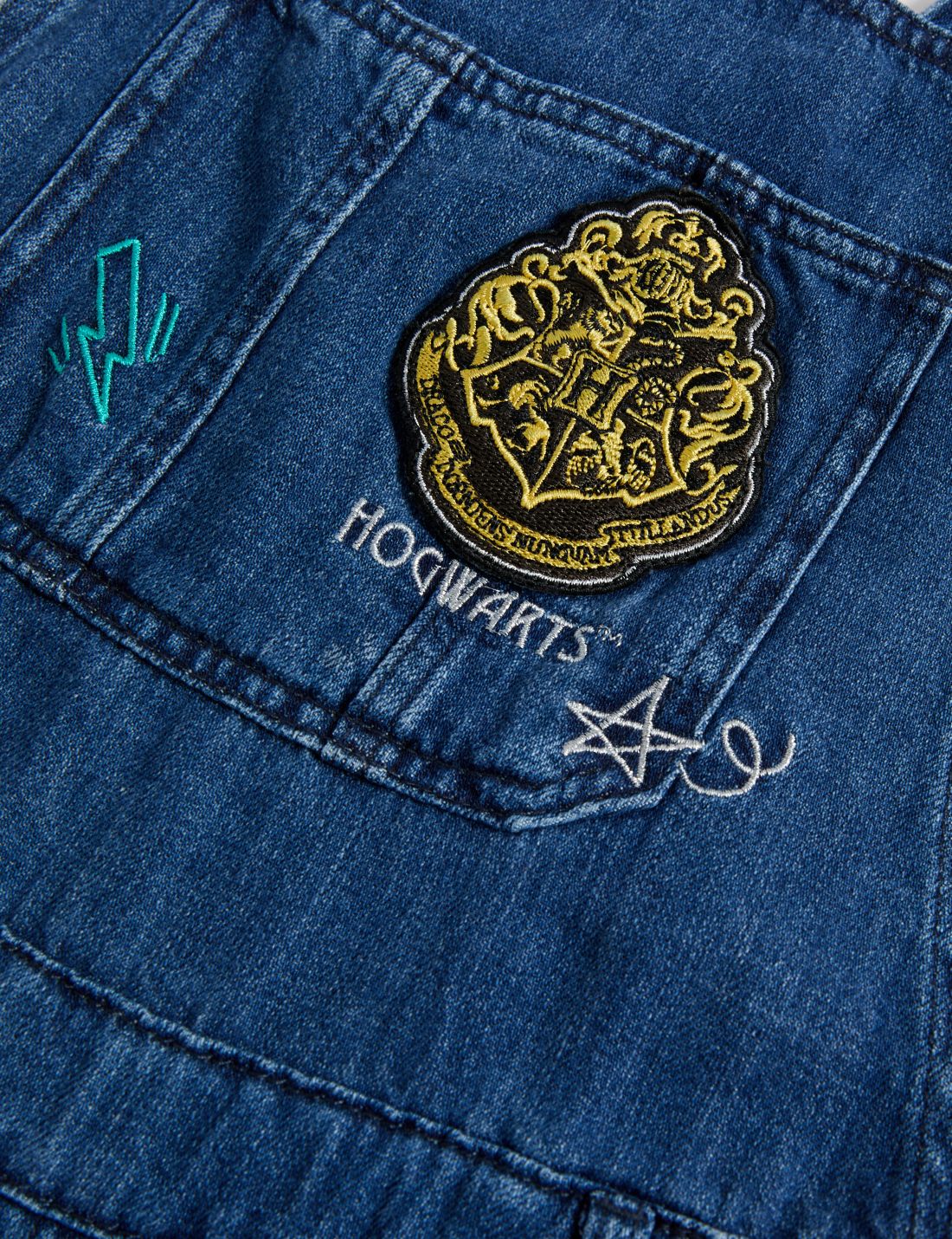 Harry Potter™ Temalı Denim Tulum (6-16 Yaş)