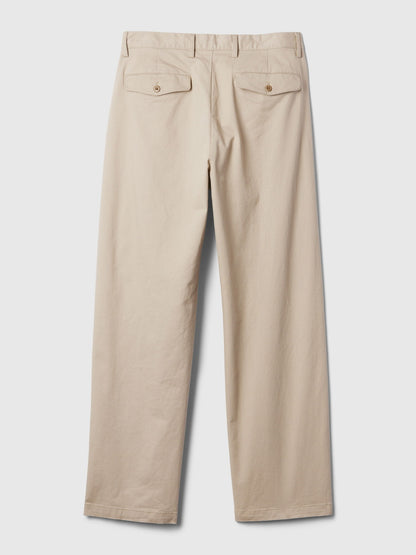 Krem Modern '90s Loose Kaki Pantolon
