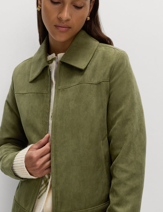 Süet Harrington Ceket