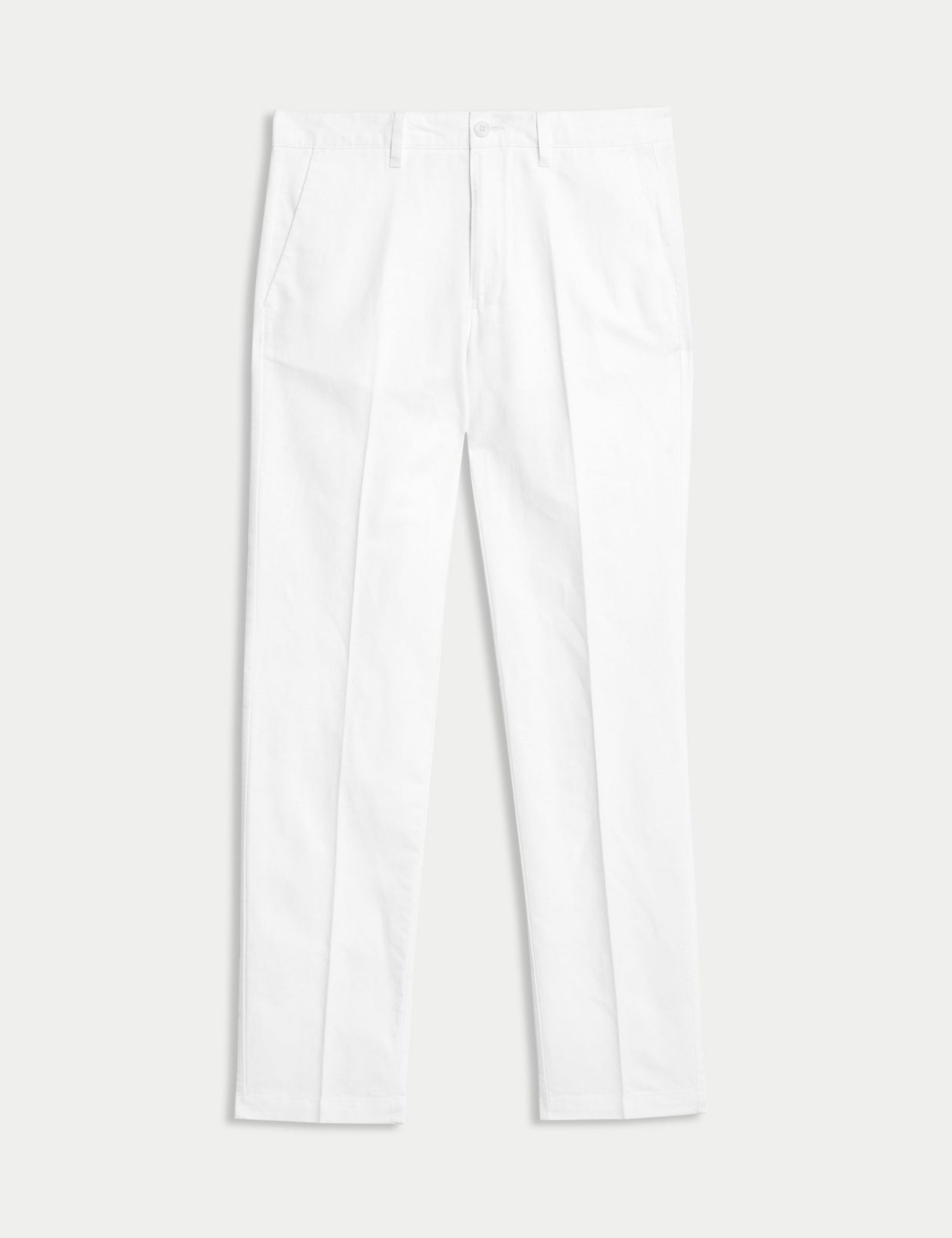 Regular Fit Keten Karışımlı Chino