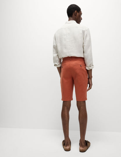 Regular Fit Streç Chino Şort