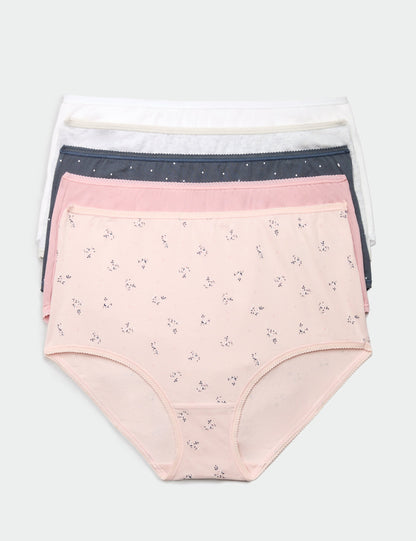 5'li Cotton Lycra® Full Brief Külot Seti