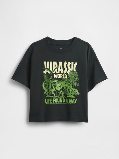 Siyah Oversized Grafik T-shirt