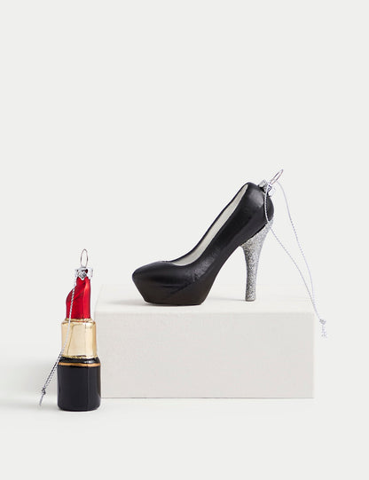 Cam Stiletto Asılı Dekorasyon