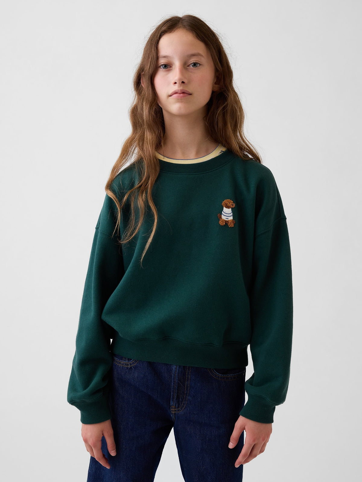 Koyu Yeşil Vintagesoft Wedge Sweatshirt