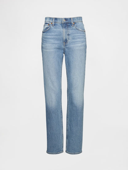 Medium Indigo 15 90s Straight Washwell™ Jean Pantolon