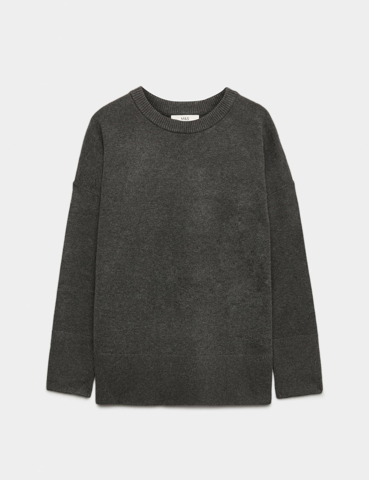 Kadın Air-yarn Oversize Uzun Kazak