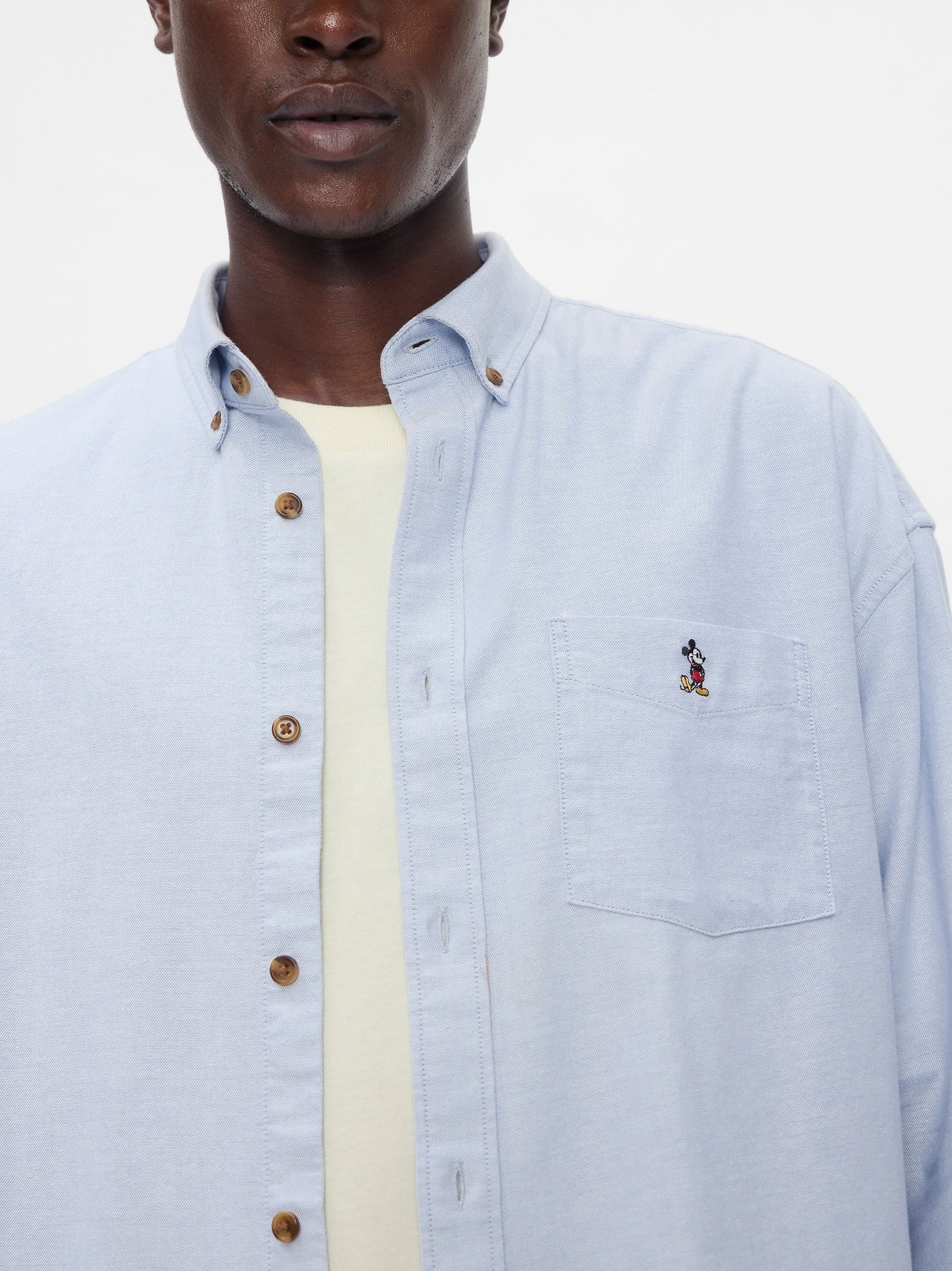 Mavi Gap × Disney Oversize Oxford Gömlek