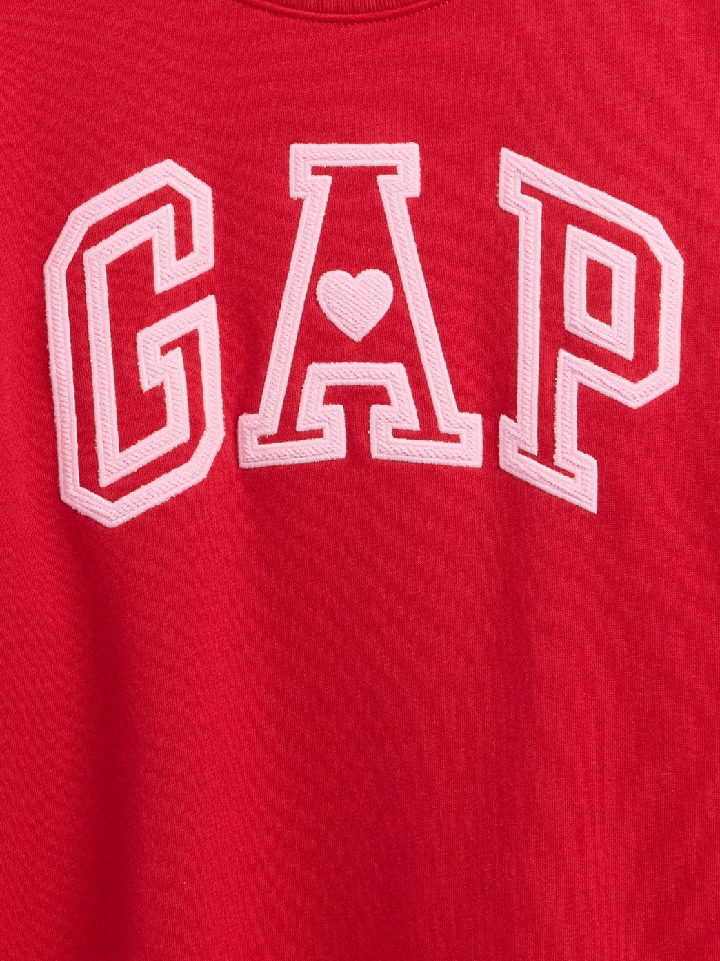 Kırmızı Vintagesoft Gap Logo Tunik Sweatshirt
