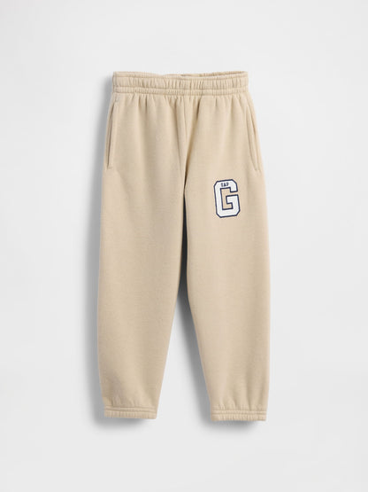 Krem Vintagesoft Varsity Logo Jogger Eşofman Altı