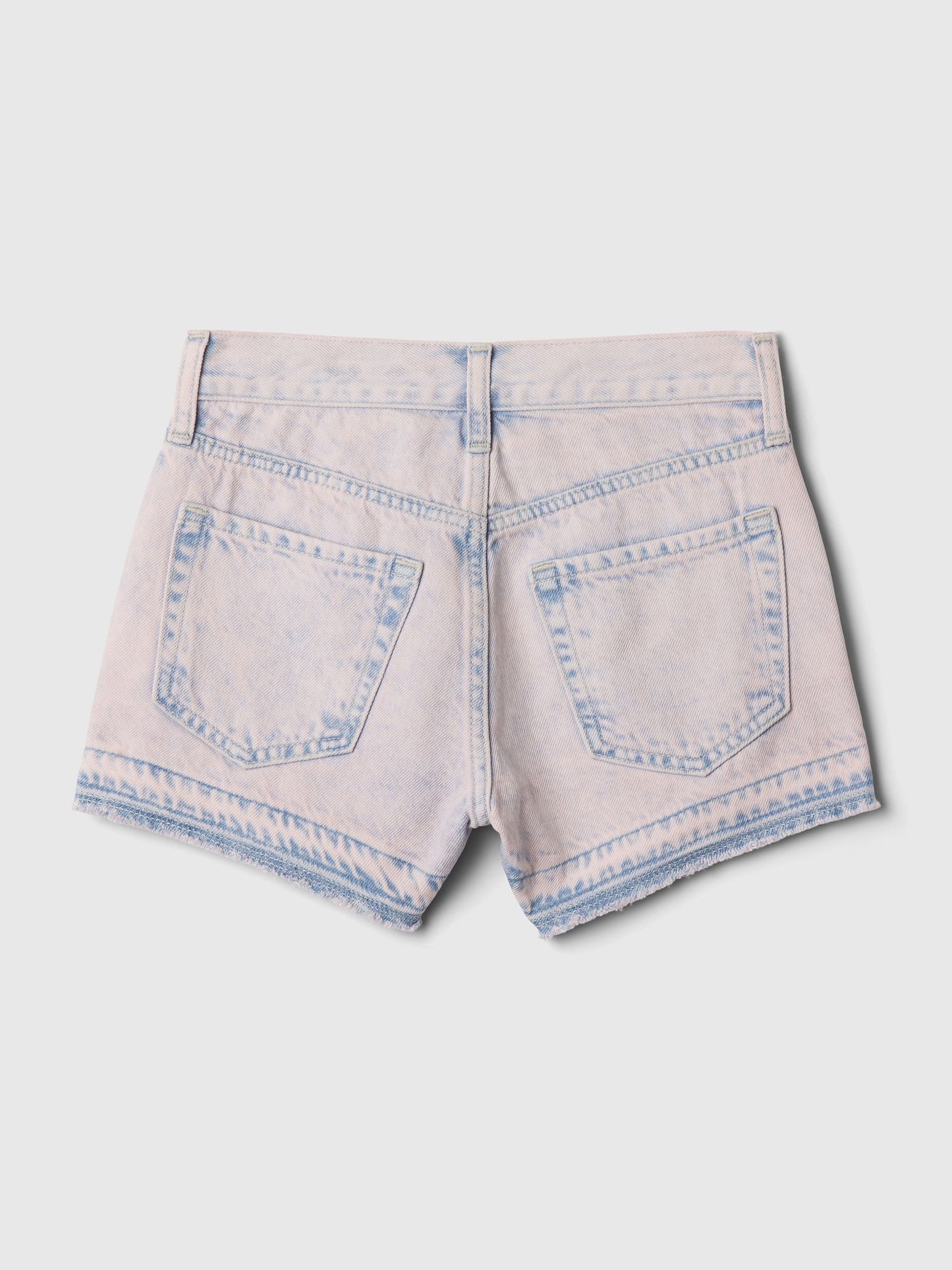 Pembe Düşük Bel Denim Şort
