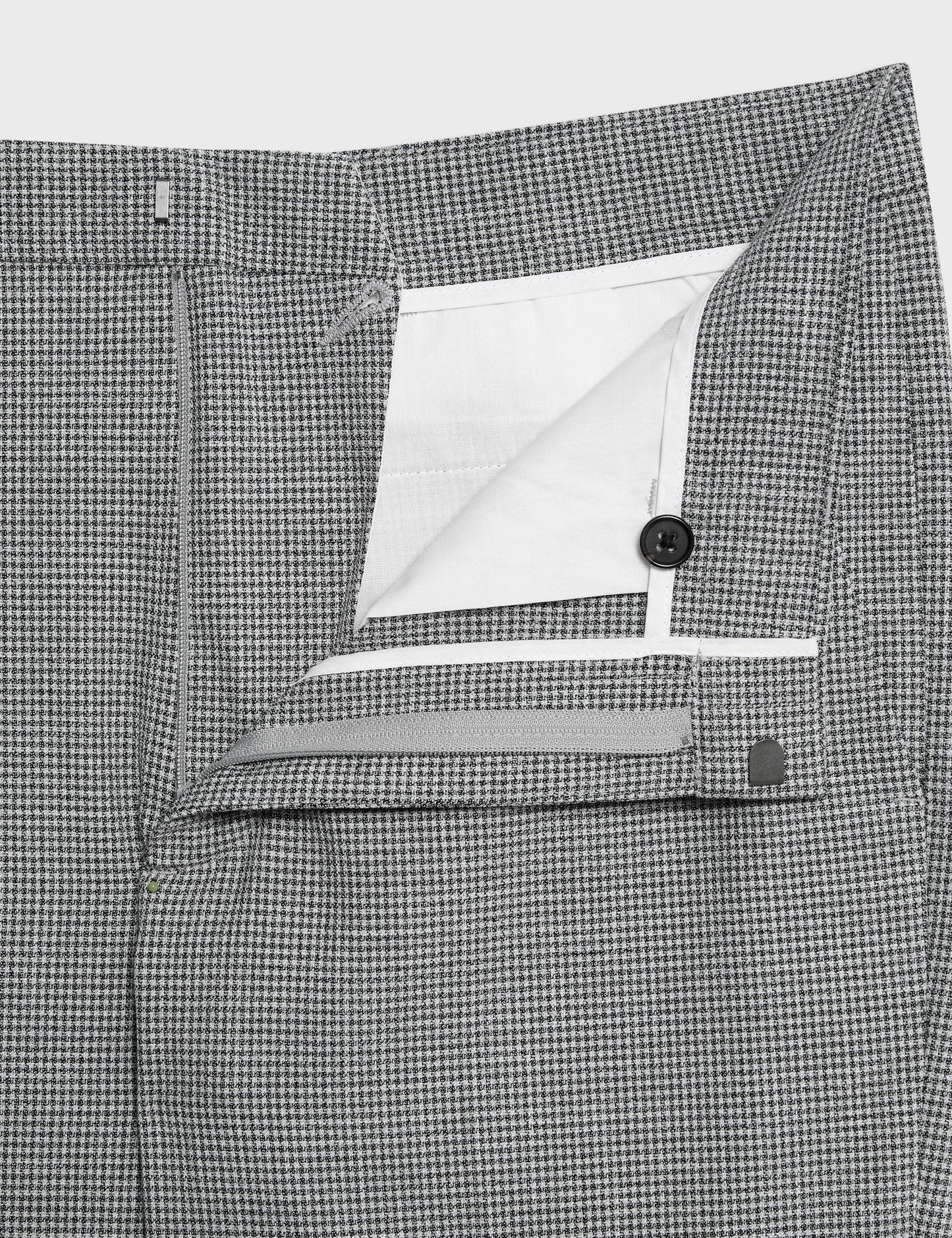 Tailored Fit Desenli Düz Pantolon