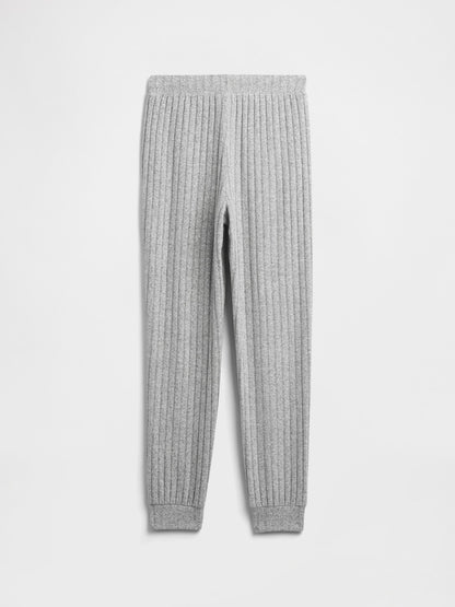 Gri Relaxed Cozy-rib Jogger Eşofman Altı