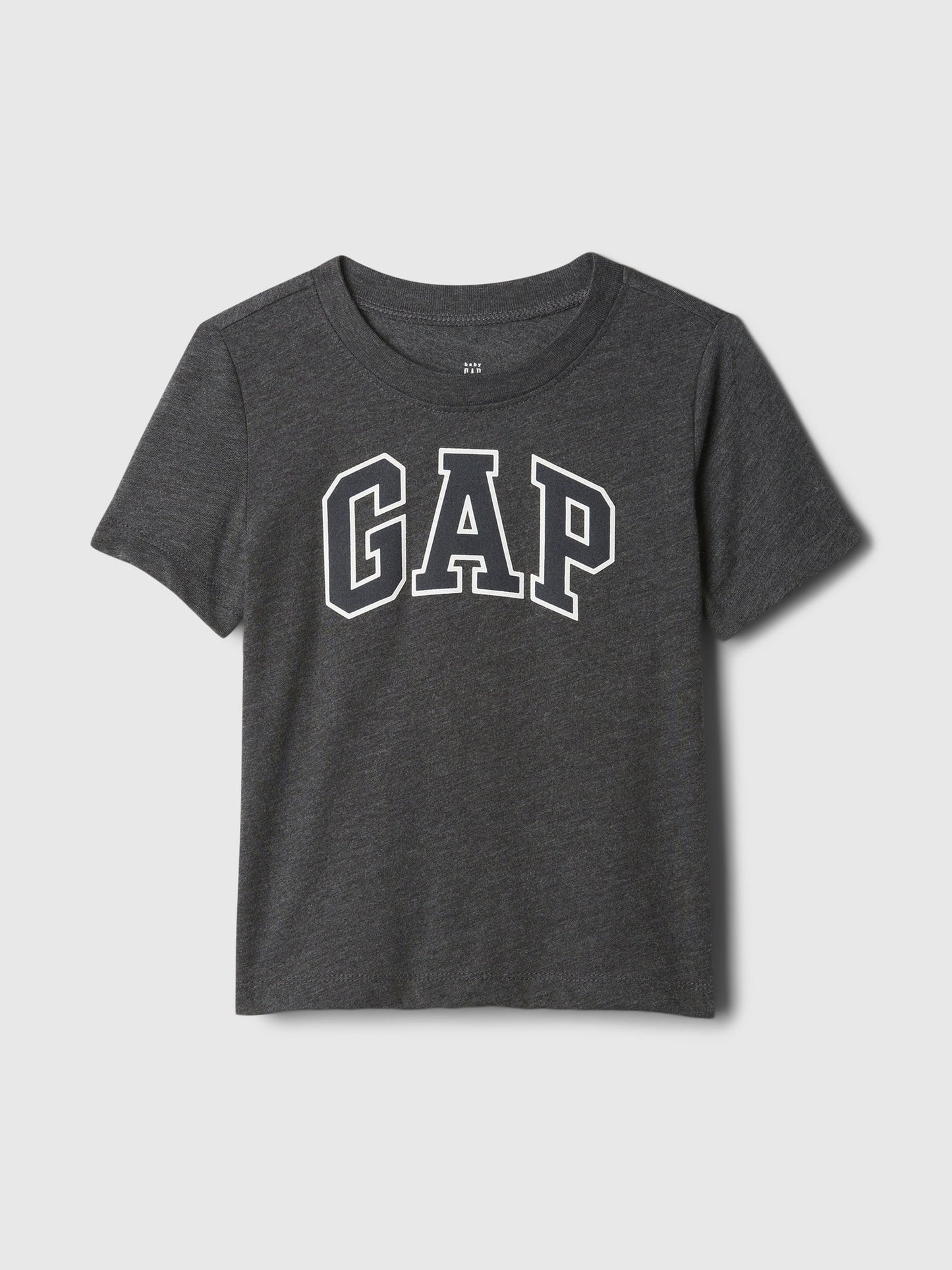 Koyu Gri Gap Logo T-shirt