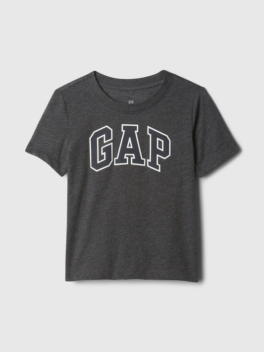 Koyu Gri Gap Logo T-shirt