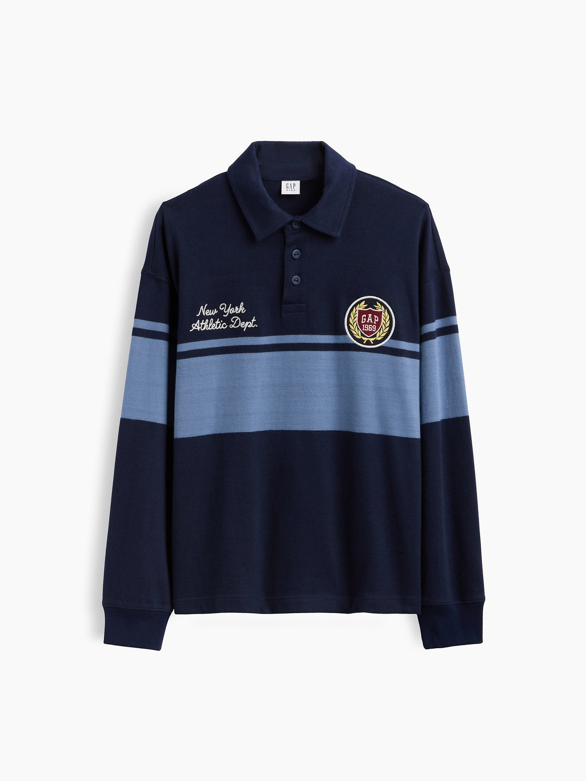 Lacivert Relaxed Gap Logo Polo T-shirt