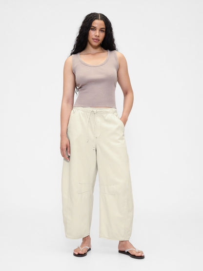Bej Mid Rise Ultrasoft Kolay Horseshoe Jean Pantolon