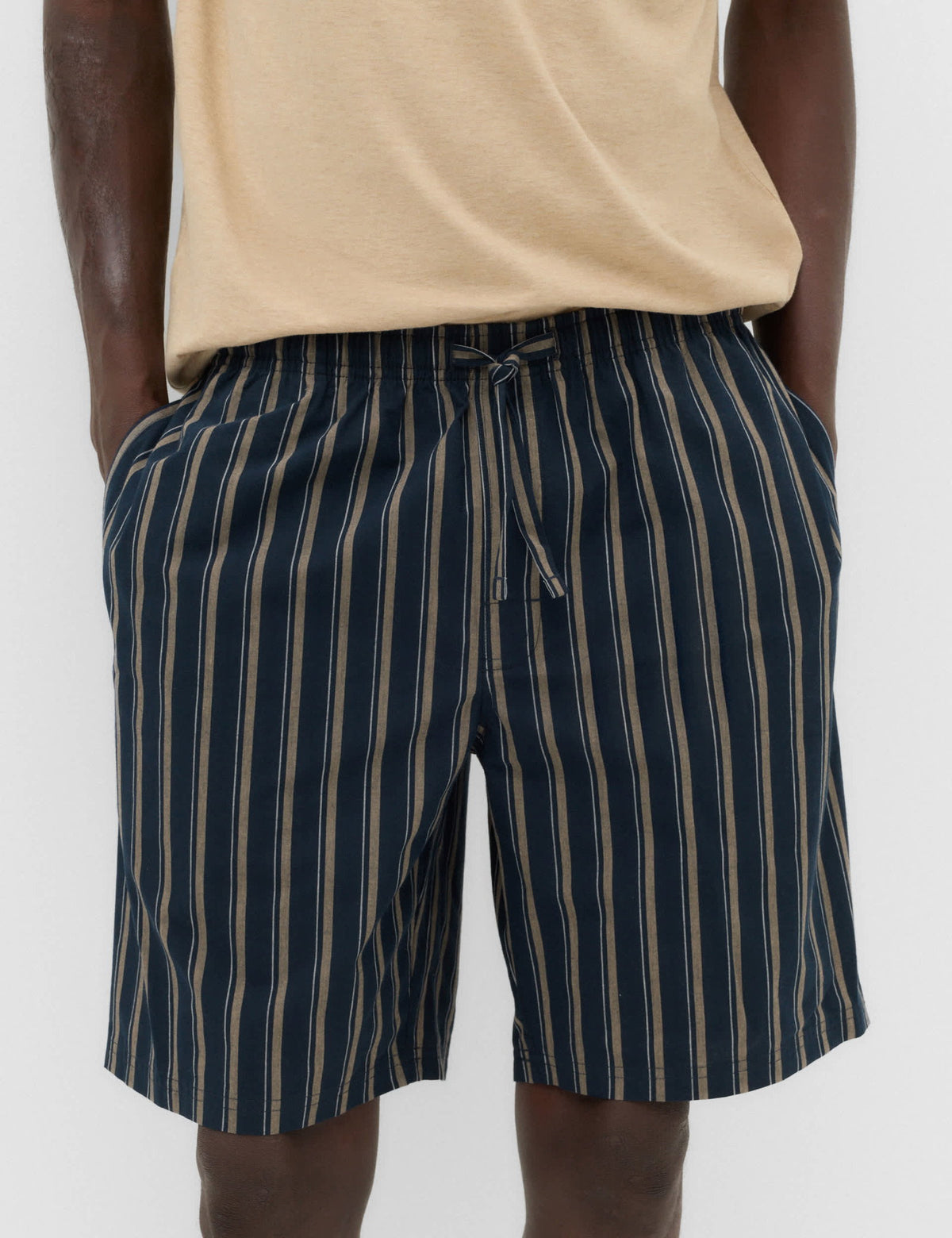 Pure Cotton Çizgili Pijama Takımı