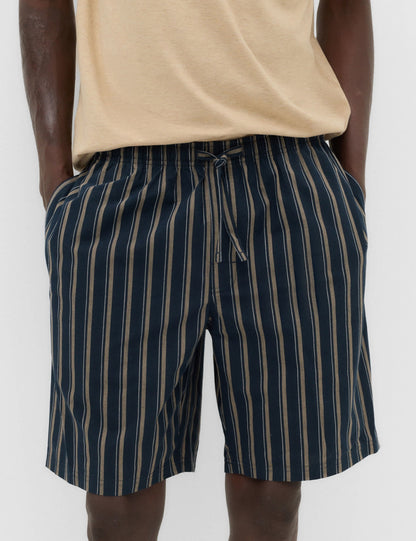 Pure Cotton Çizgili Pijama Takımı