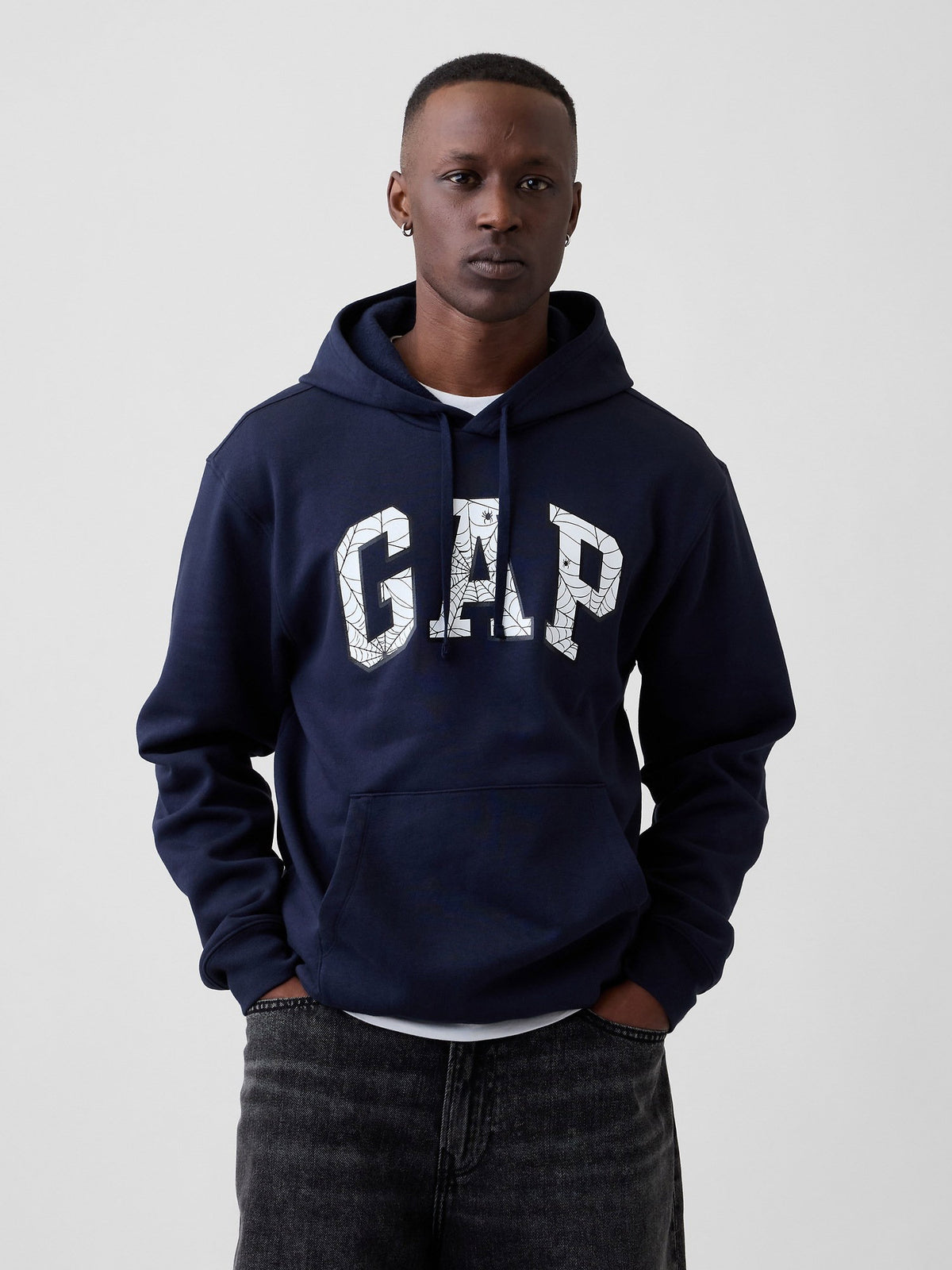 Lacivert Marvel Spider-man Relaxed Gap Logo Sweatshirt