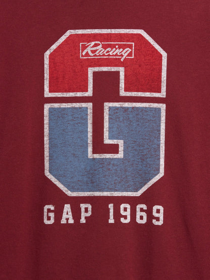 Lacivert Kids Heavyweight Oversized Grafik T-shirt