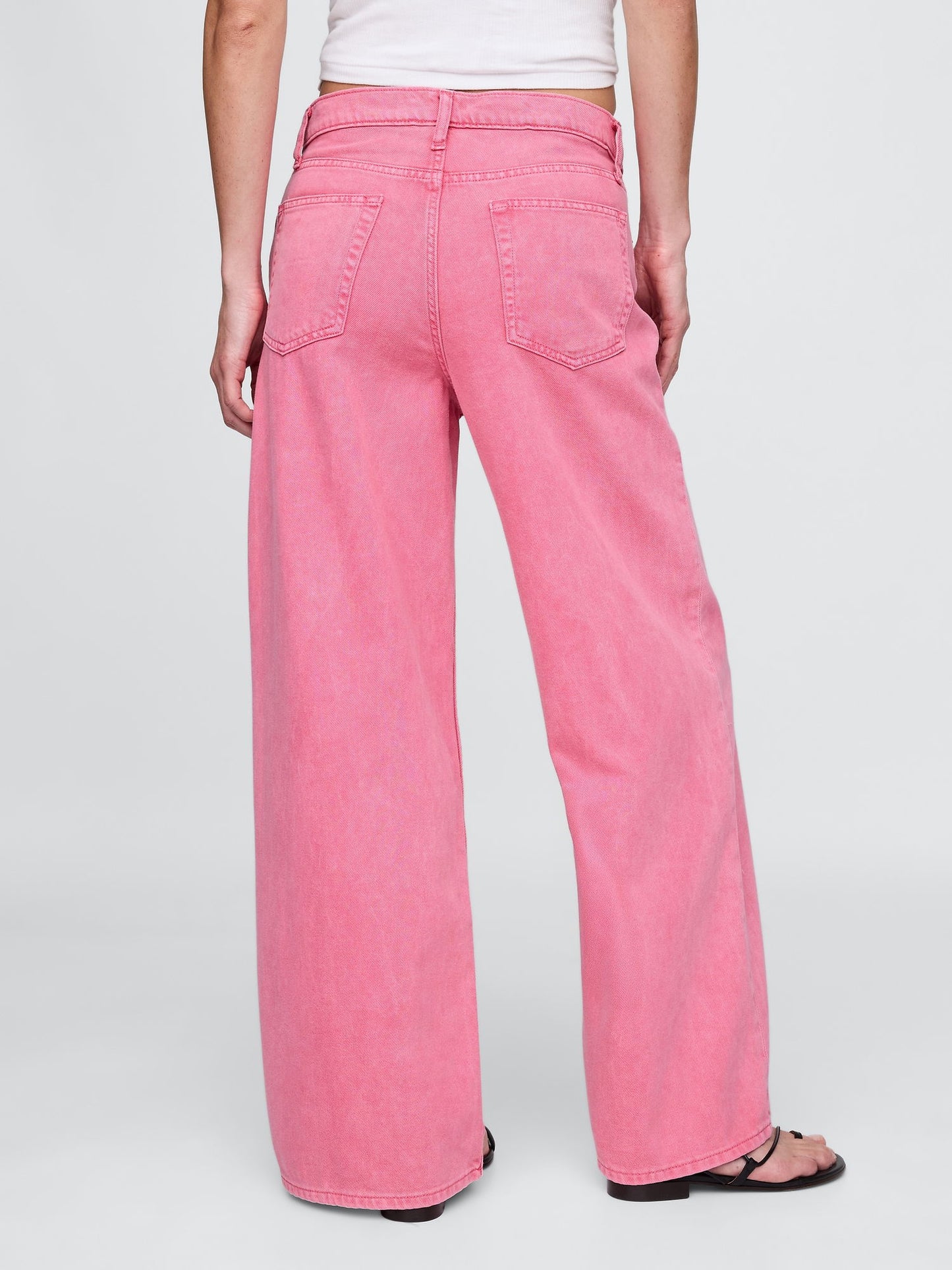 Pembe Mid Rise Ultrasoft Baggy Jean Pantolon